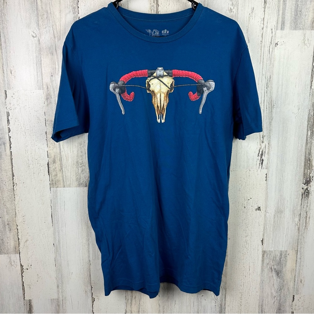 DHD Wear | Bicyclist Shirt Skull Handlebars Graphic Tee